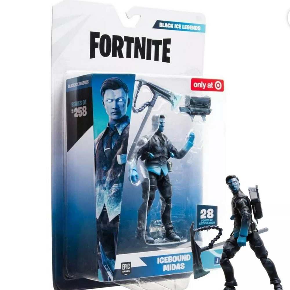 Fortnite Icebound Midas Action Figure Limited Edition NIB